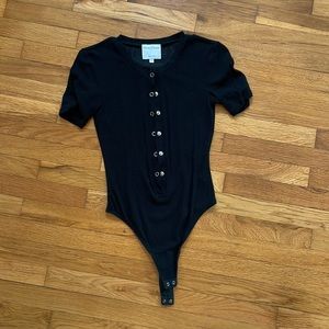 Privacy please XS bodysuit black